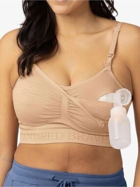 Kindred Bravely Beige Hands-Free Pumping Bra